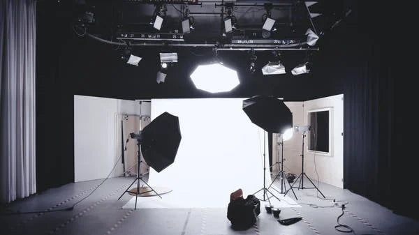 Commercial Setup in modernem Studio